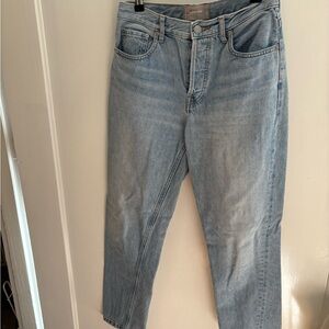 Everlane Blue Straight Leg Jeans Classic Style